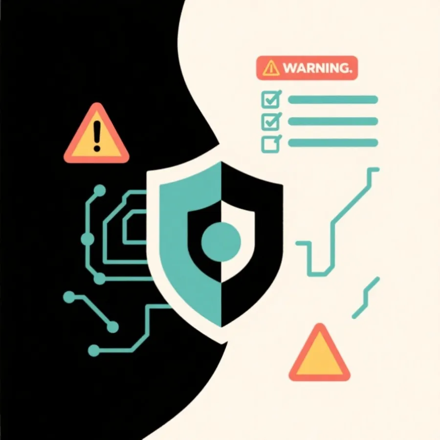 防伪风险识别示意图