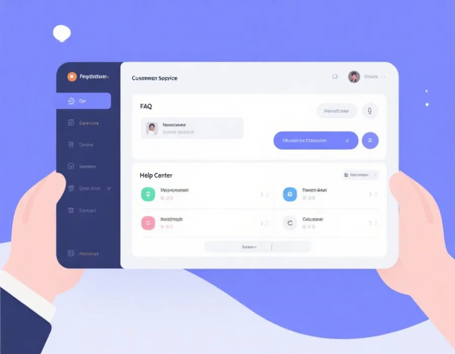 幸运飞艇客服帮助中心示意图